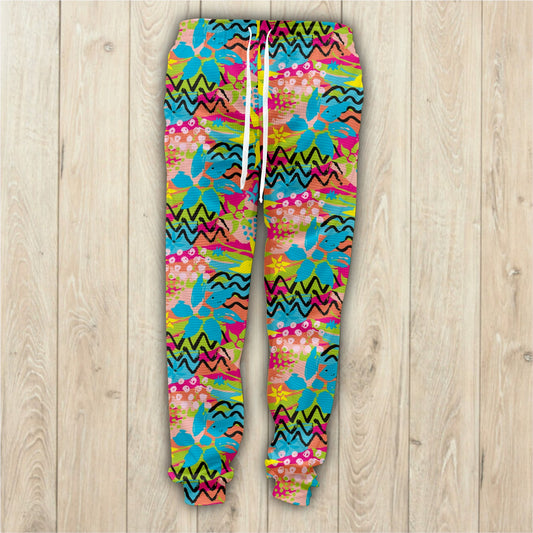 Neon floral - Cosy Sweatpants