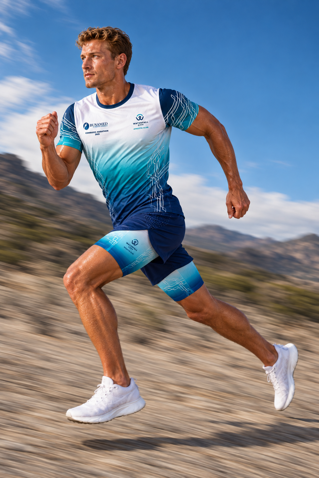 Waterfall City Athletics Club - Men's 2-in-1 Run Short with Pocket Tights