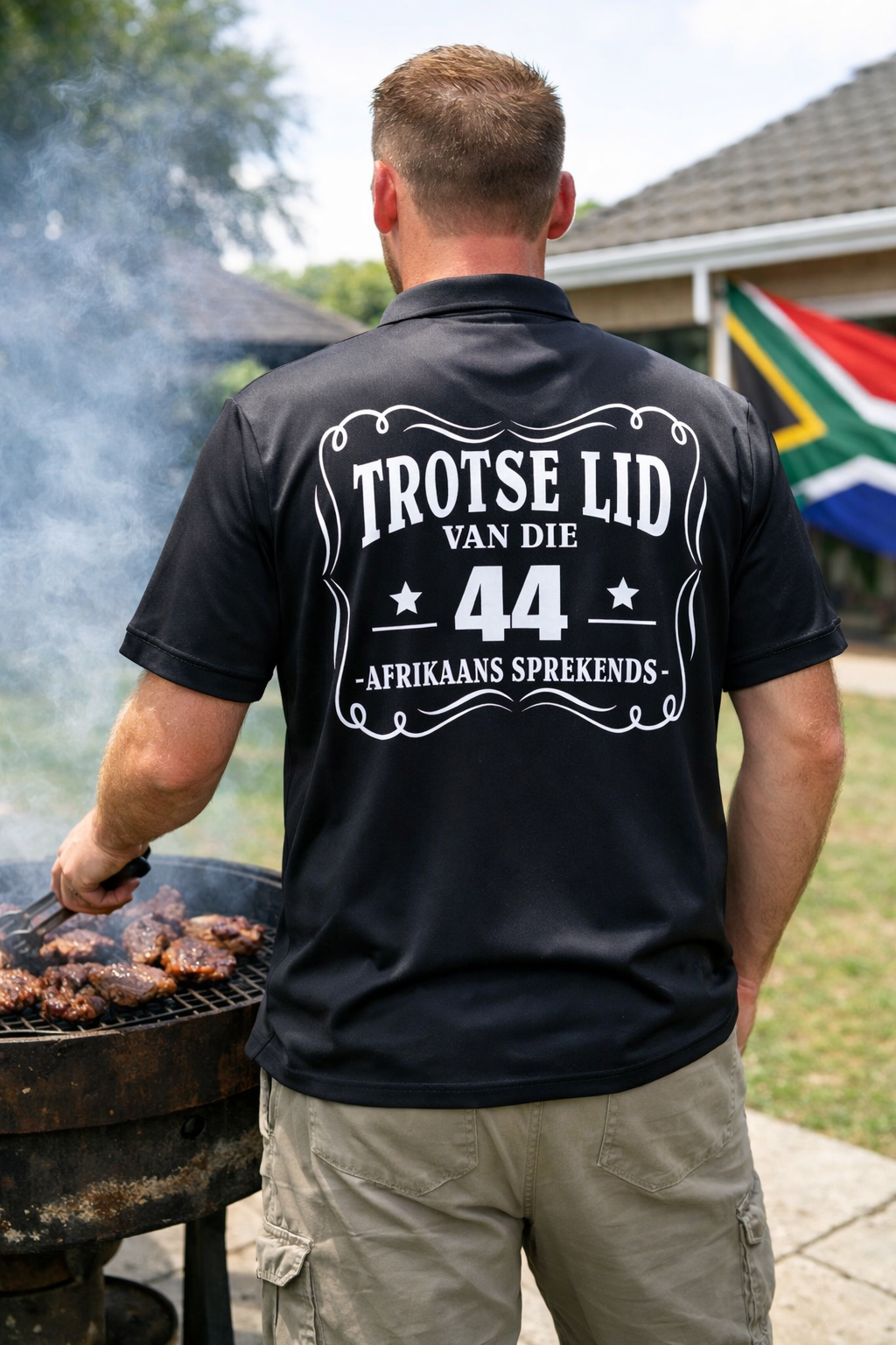 Men's Golf Shirt – 44 Trotse Lid Printed | Martin West – Martin
