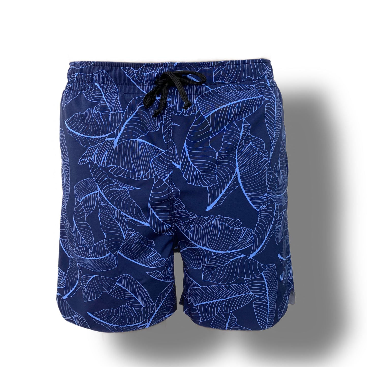 BANANA PALM BLUE LASERCUT PERFORMANCE FISHING SHORTS / SWIM SHORTS