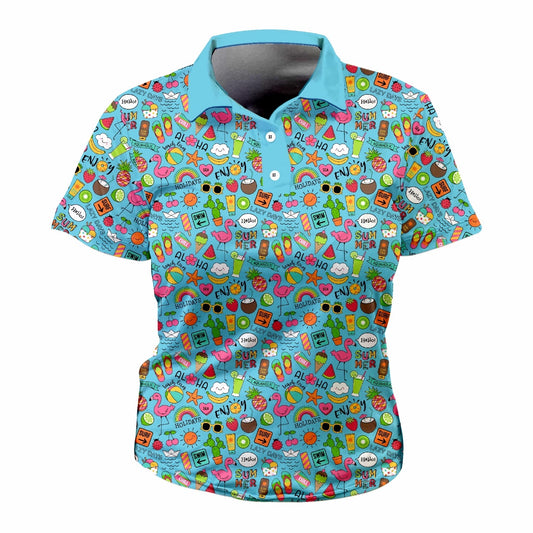 Aloha Holidays Ladies Golf Shirts (3757)