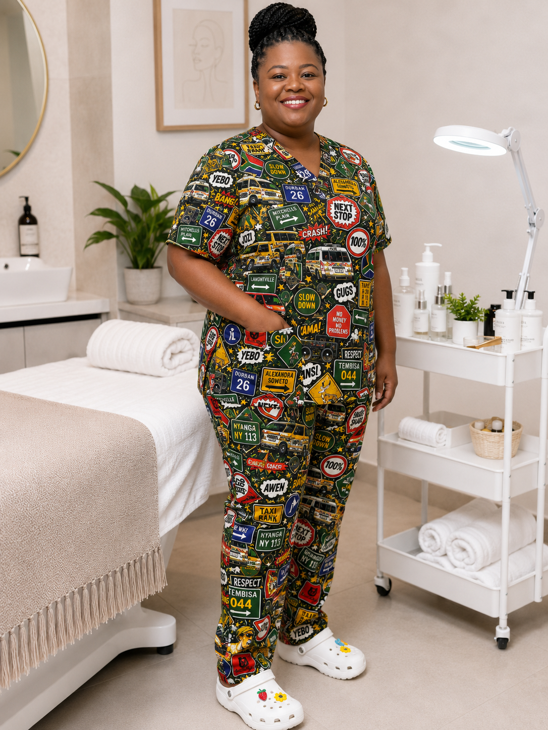 Scrub Set Unisex (Top + Pants) – Taxi Rank