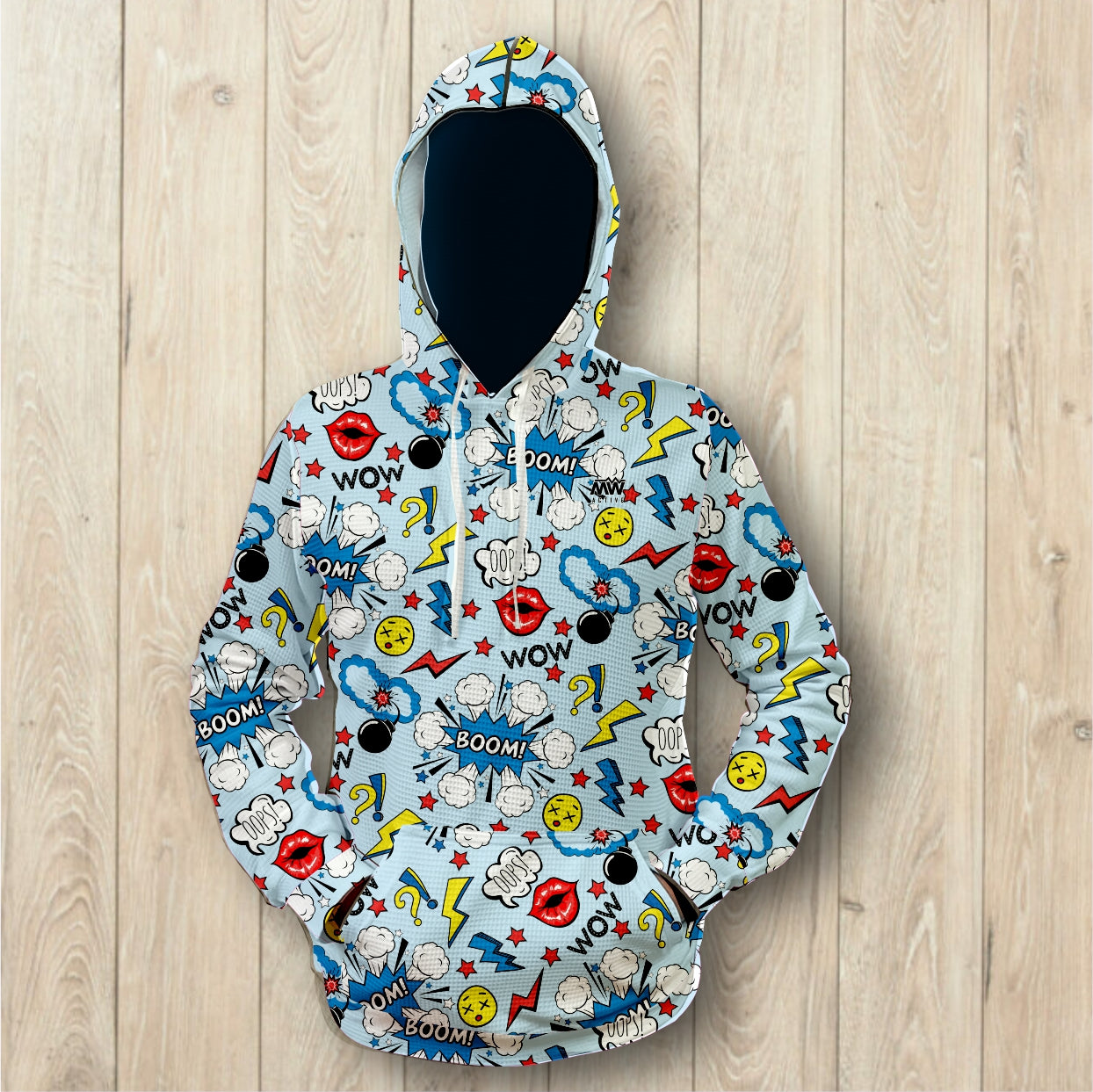 Oops - Unisex Waffle Hoodie
