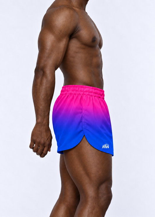 Men’s Phantom Laser-Cut Running Shorts – Chroma Collection – Voltage