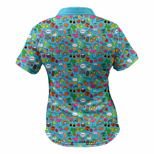 Aloha Holidays Ladies Golf Shirts (3757)
