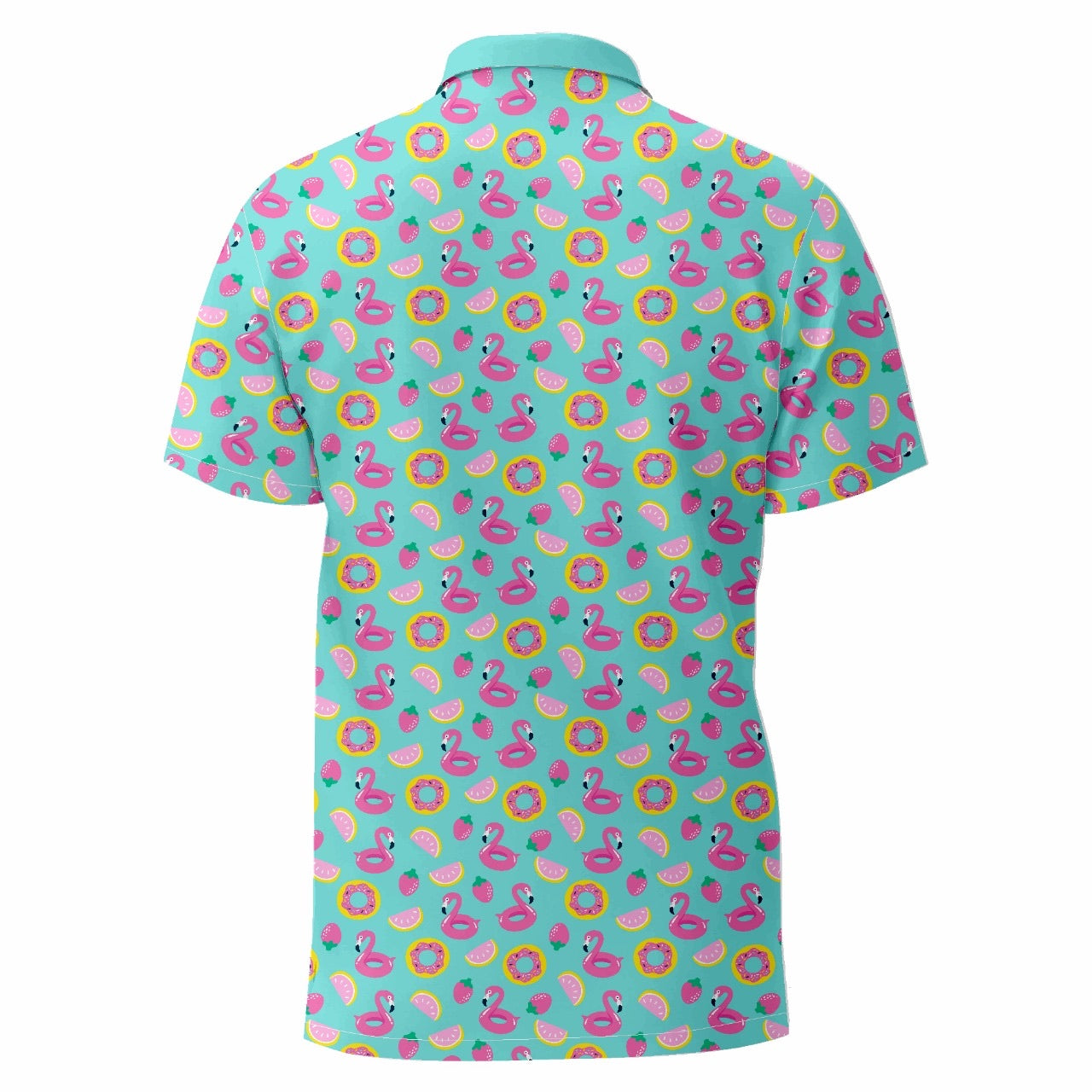 Flamingo strawberry Golf Shirt (3779)