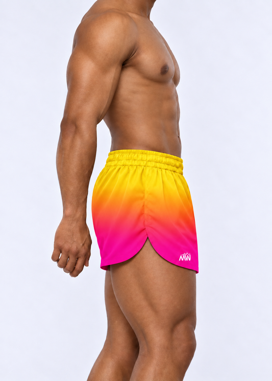 Men’s Phantom Laser-Cut Running Shorts – Chroma Collection – Sunstrike