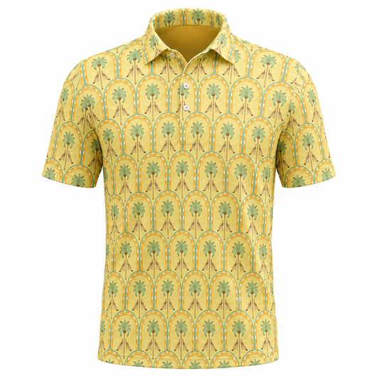 Sunlit Palms Golf Shirt