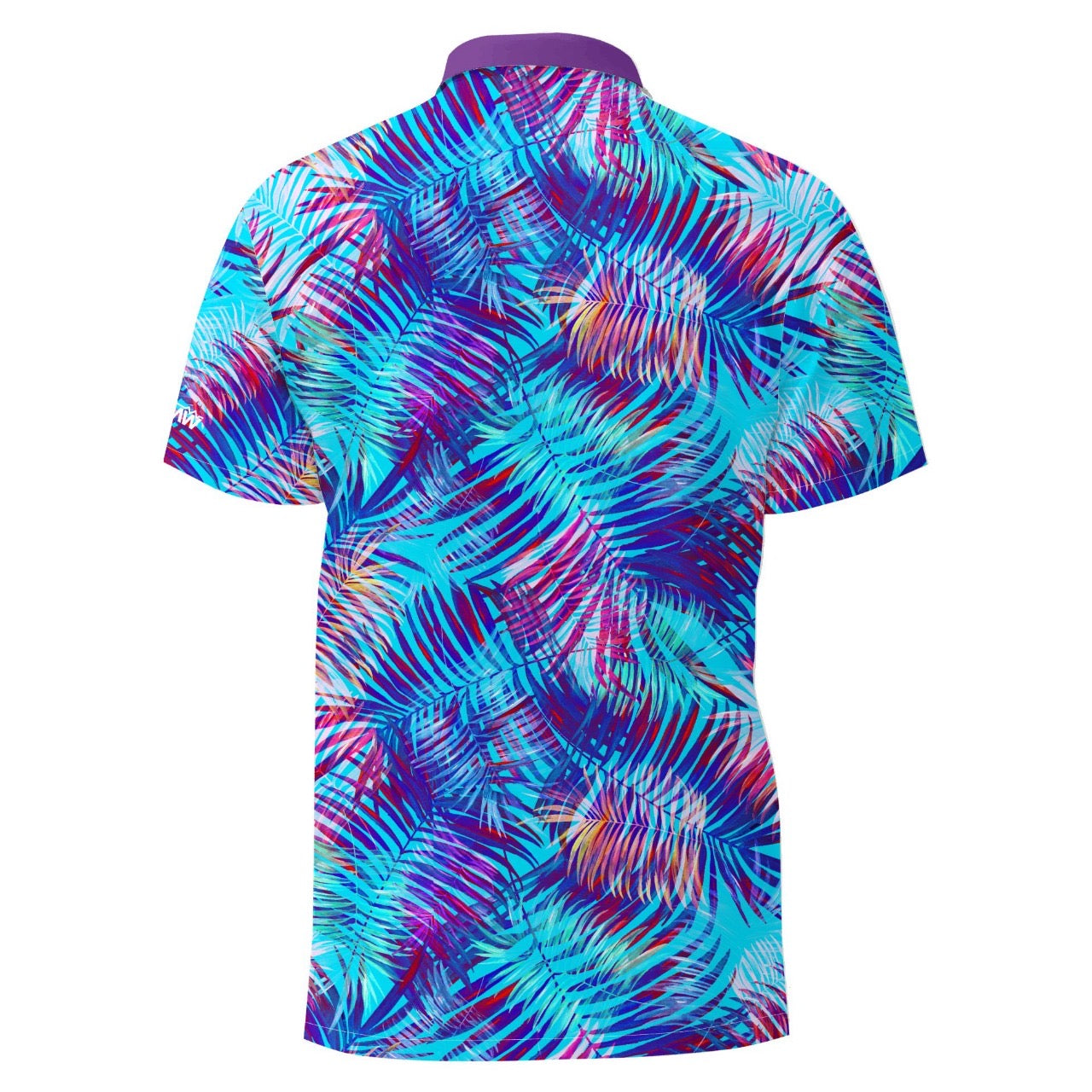 Blue Palm Golf Shirt