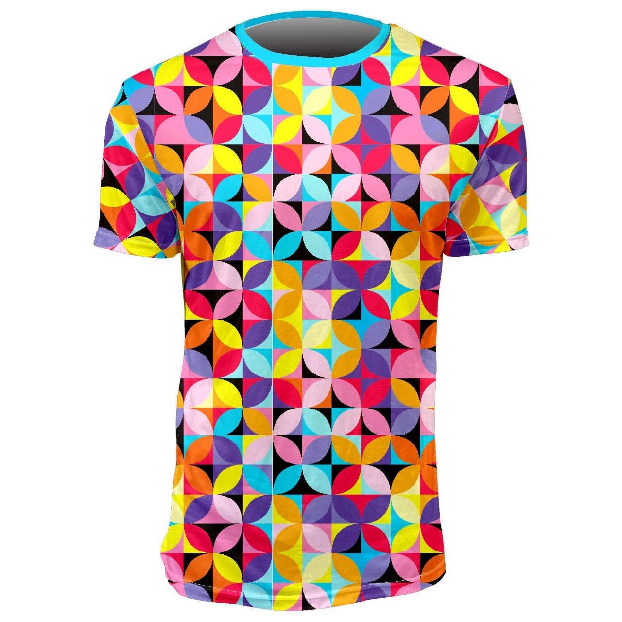 MW Active - Padel, Tennis, Run Dry Active T-Shirt - Geo petals (3053)