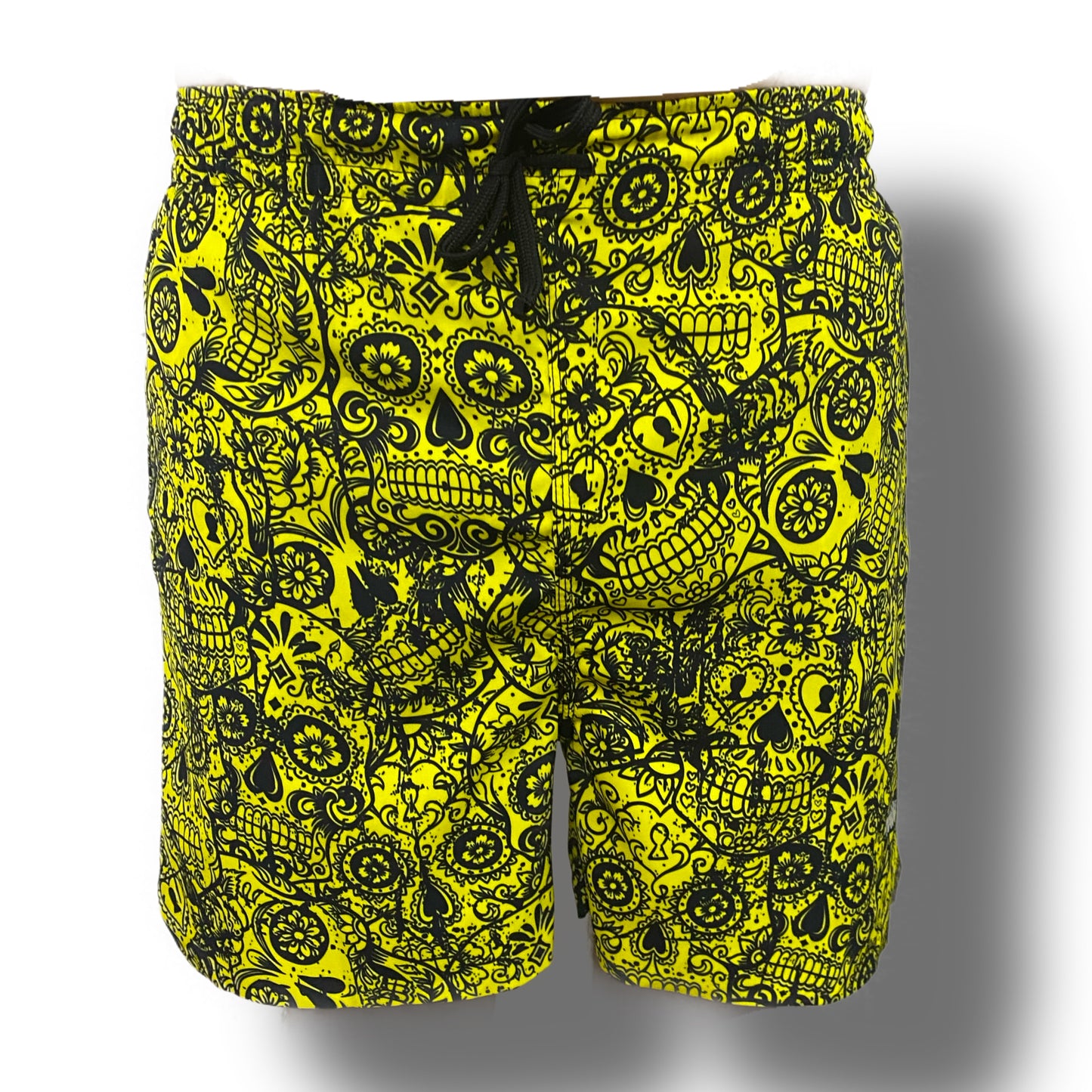 MEXICAN SKULLS LASERCUT PERFORMANCE FISHING SHORTS / SWIM SHORTS (2424)