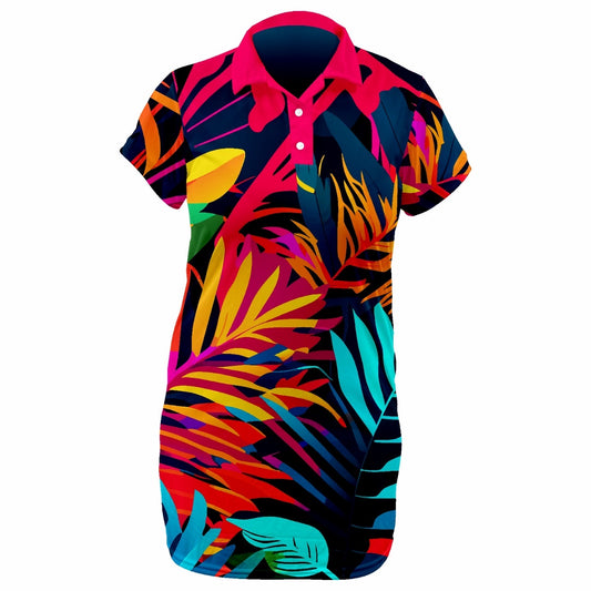 Bright Jungle Ladies Golf Dress (3758)