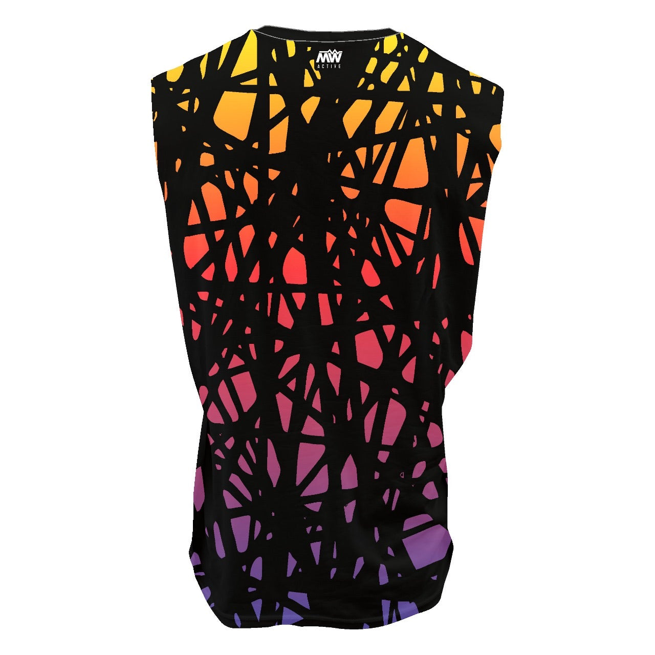 MW Active - Training, Dry Active Vest - Neon Web (2889)