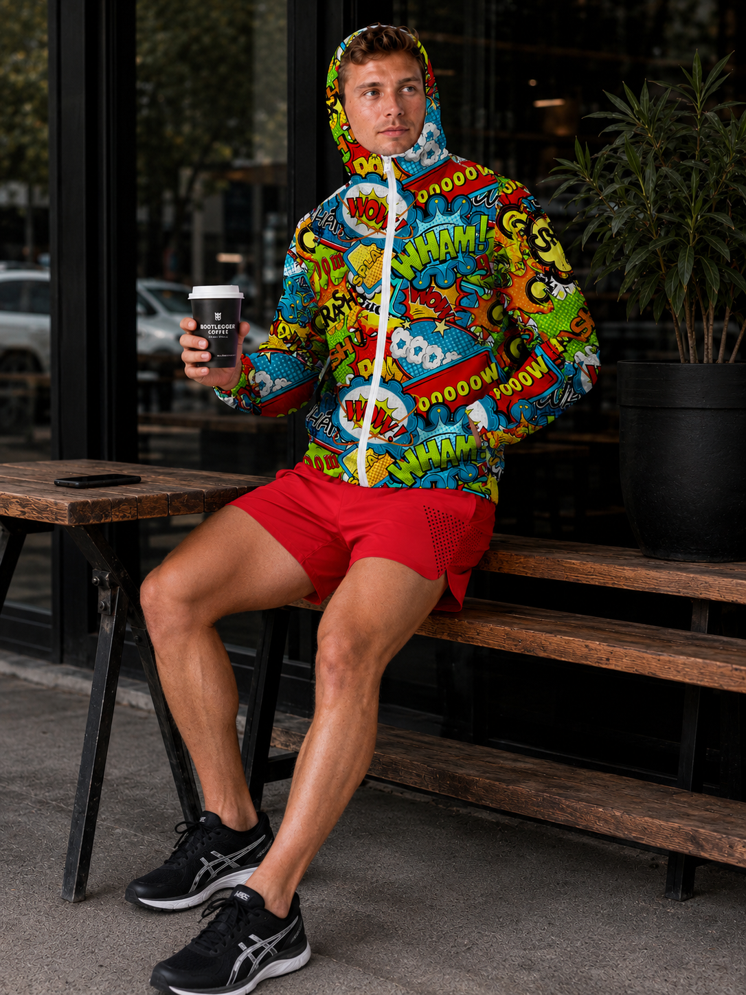Unisex Packable Run Shell - Bang Bang Wham