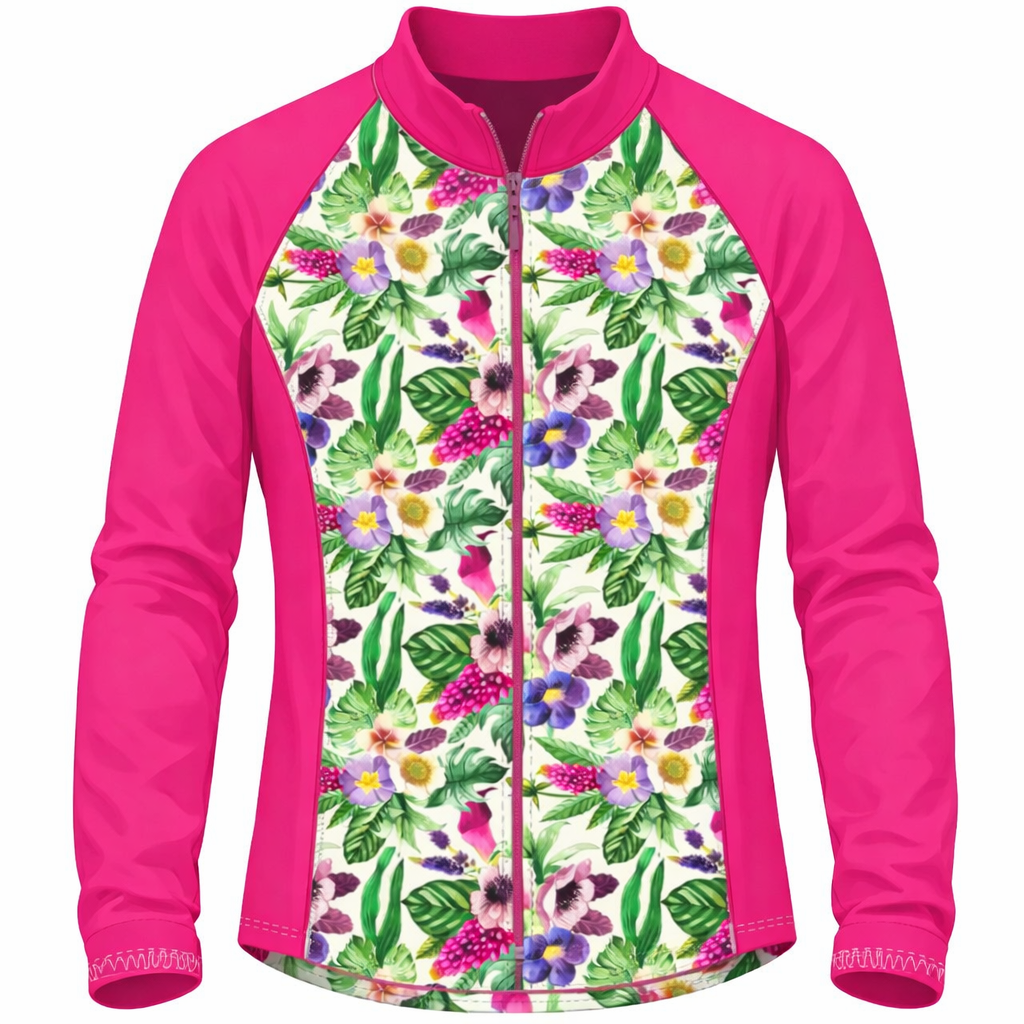 Ladies Long Sleeve Cycle-Trail Jacket peony