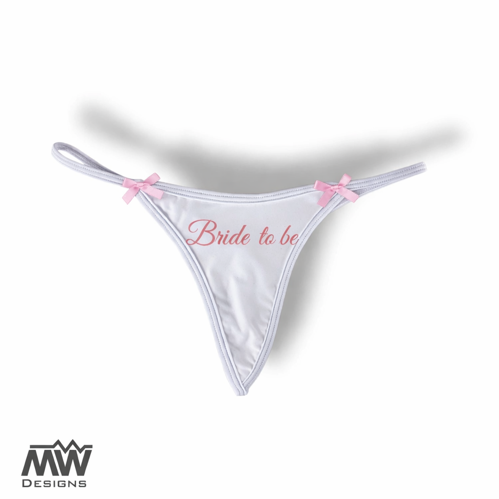 G-String - Baby Pink Bride To Be