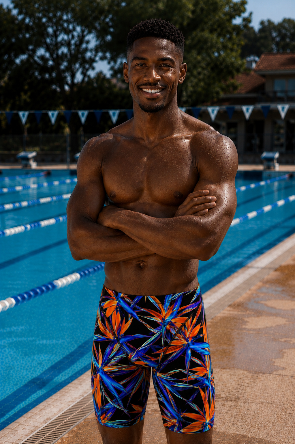 Men's Jammer Swimsuit - Strelitzia