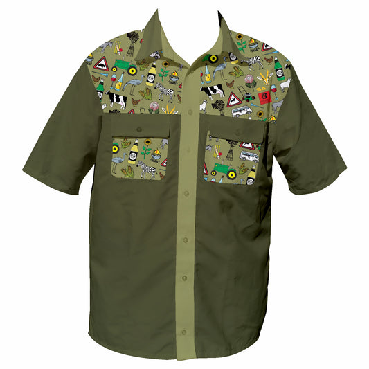 Dusk - Icon 44 Klub  - Safari Button Up Shirt (3811)