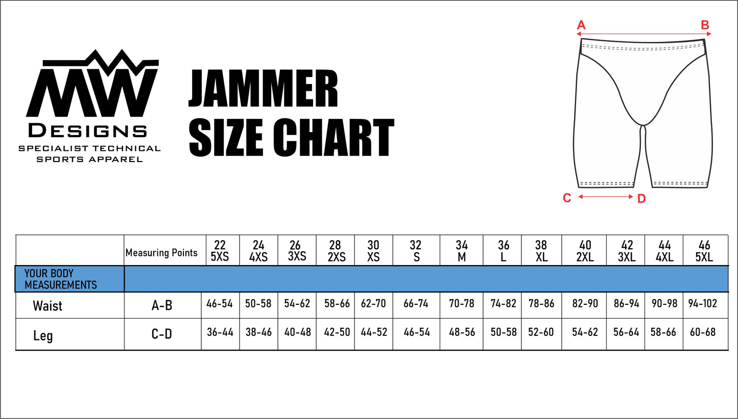 Male Jammer swimsuit SCHOOL BLACK