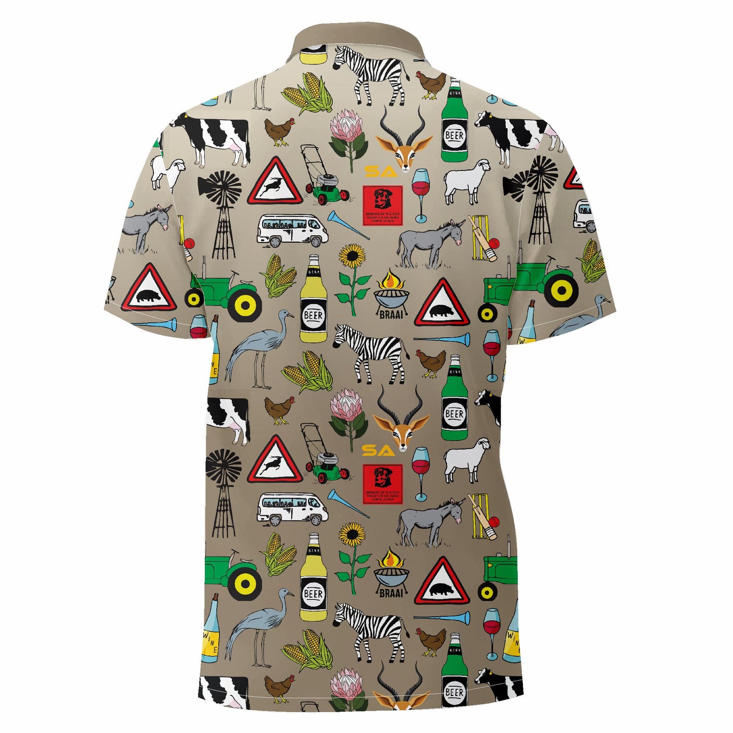 Khaki/White Ombre Iconic Golfer