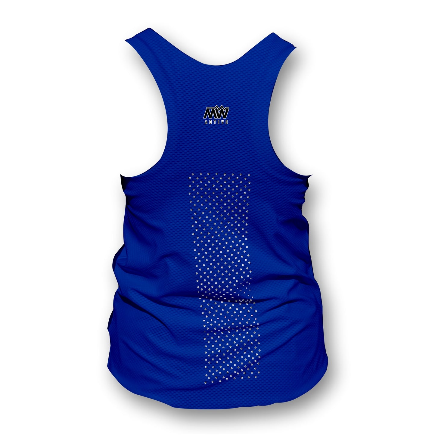 Plain Blue - Ladies Seamless Performance Running Vest