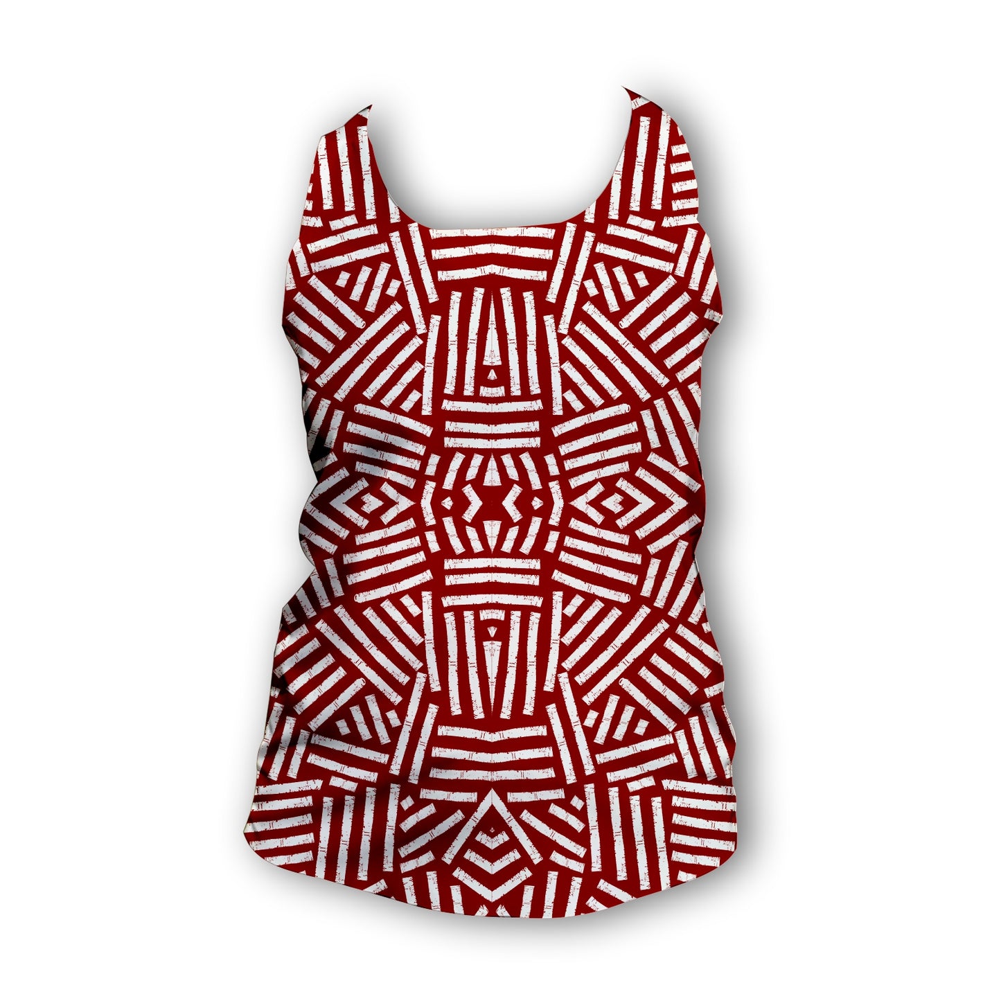 Iconic Red - Ladies Seamless Performance Running Vest