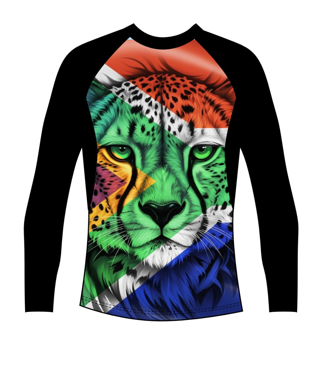 RashVest - South African Flag Cheetah