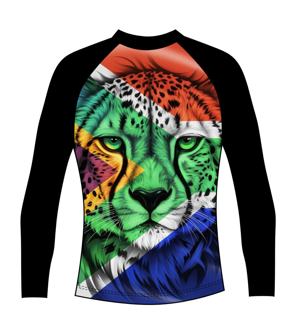 RashVest - South African Flag Cheetah