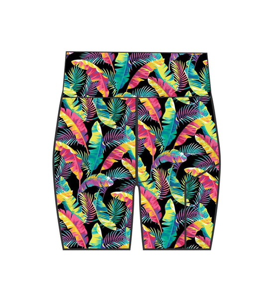 3632 FLASHY FOLIAGE Female Active Short Length Tights