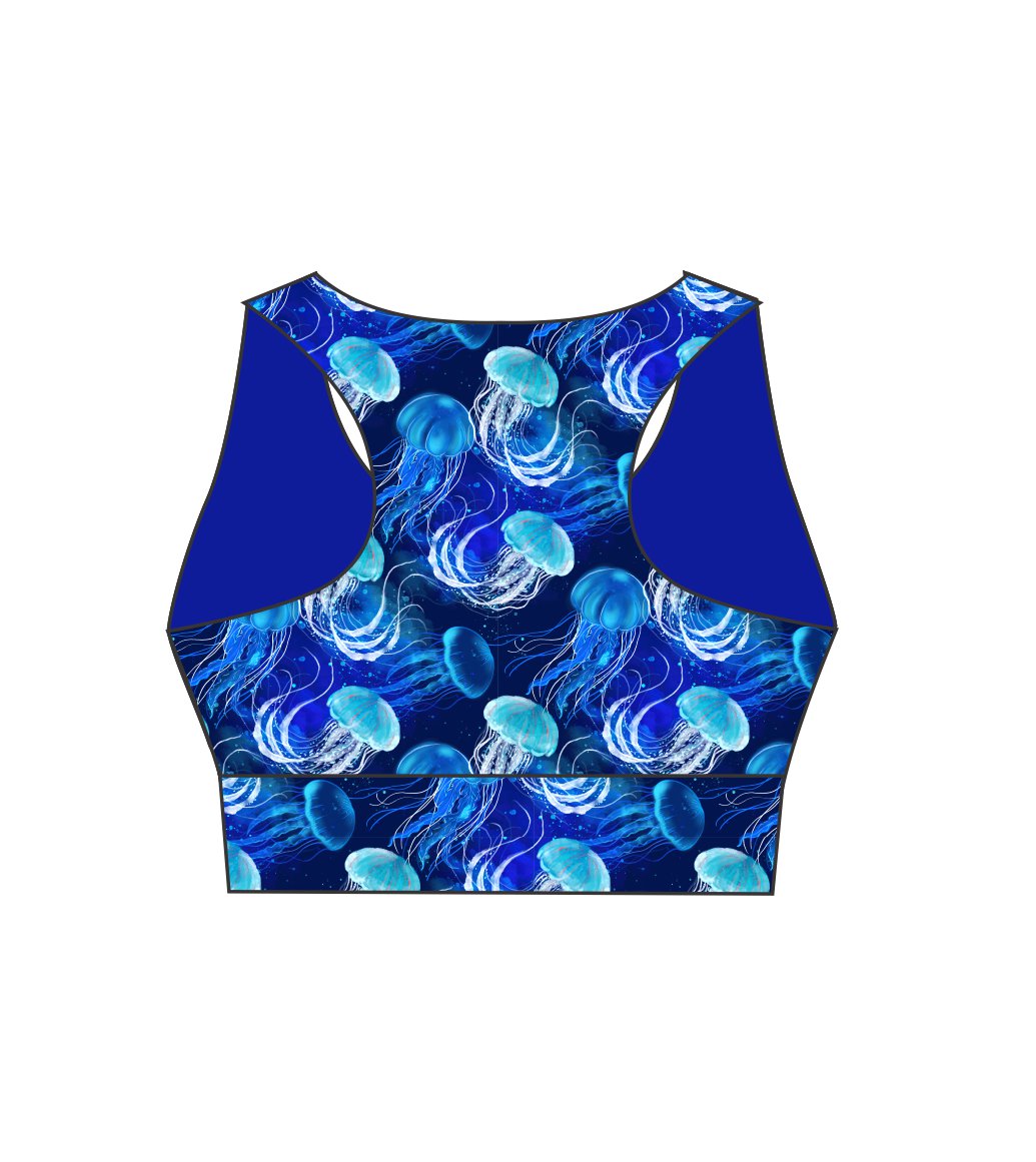JELLYFISH 3687 Ladies Active Crop Top