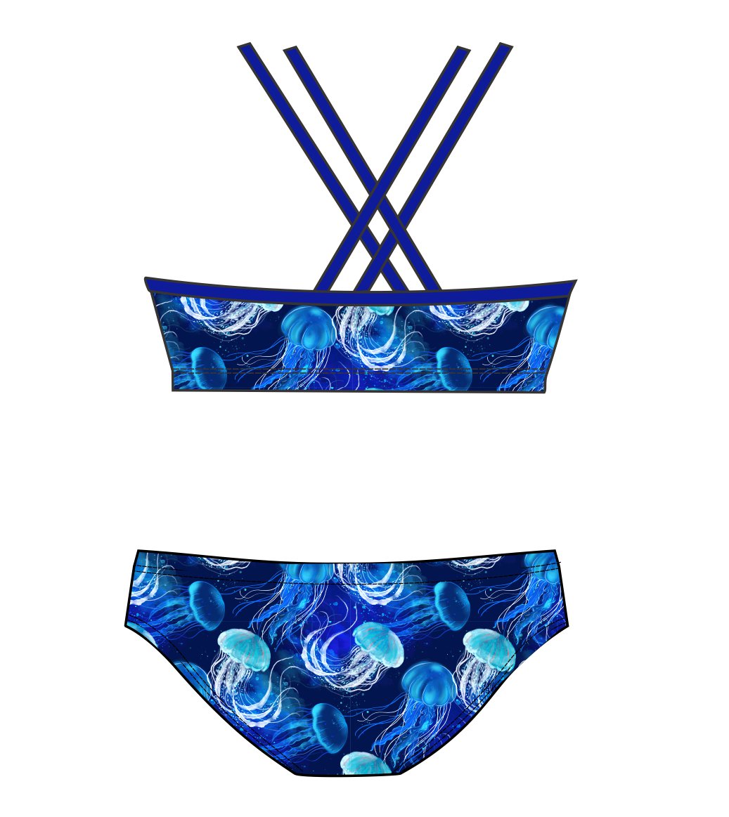 Female 2 piece training bikini  -  JELLYFISH 3687