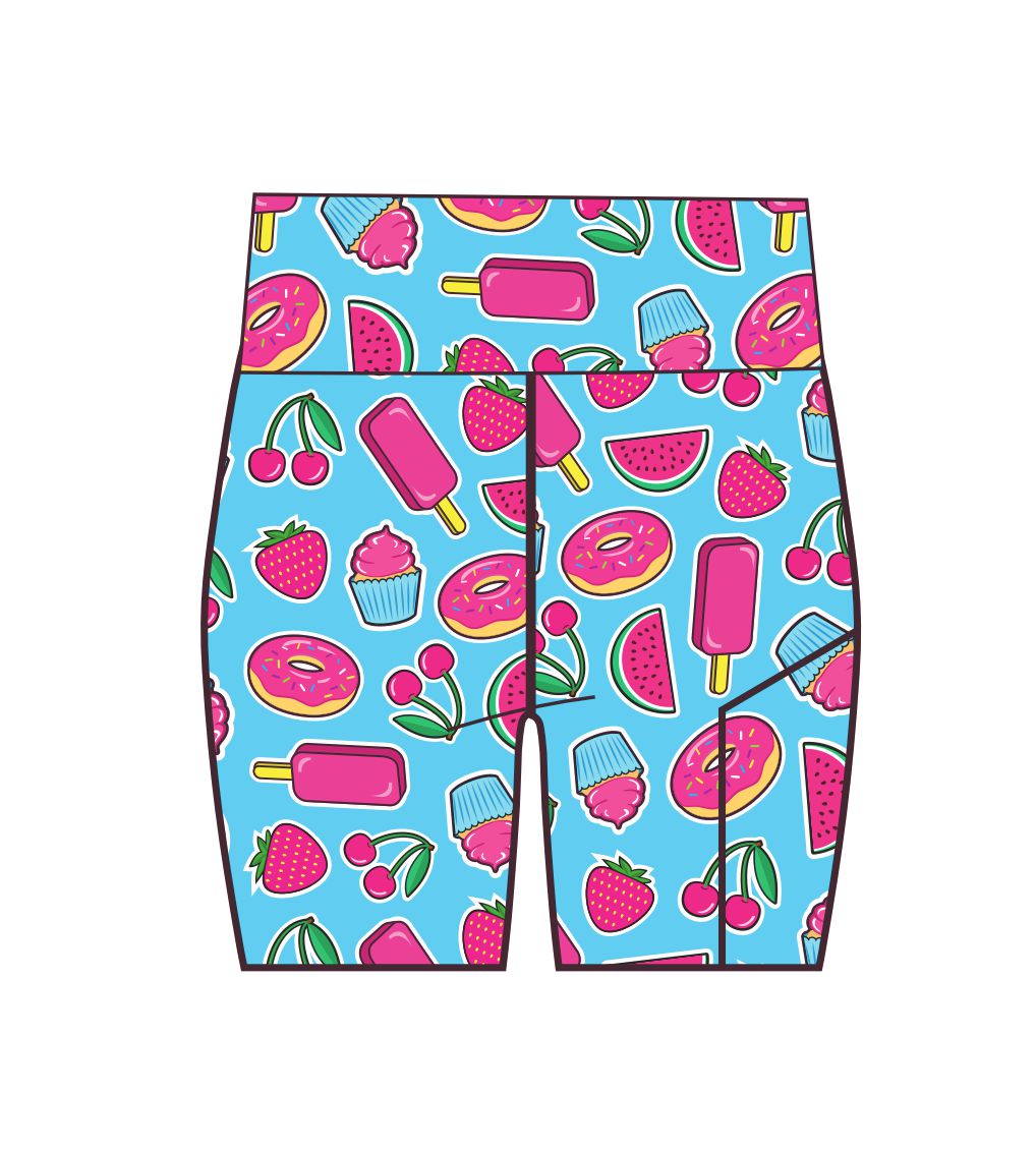 Strawberry Shortcake Female Active Short Length Tights (3761)