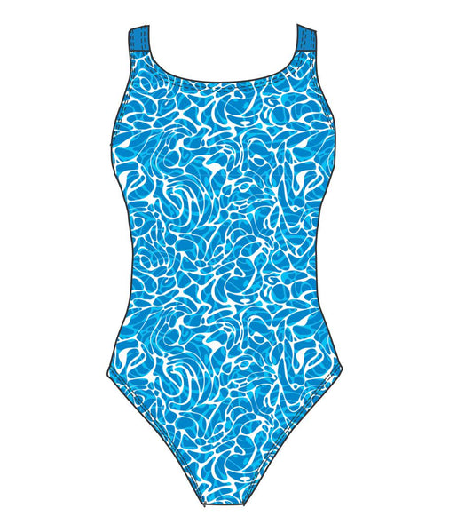Female Power Back swimsuit -  PLETTSURF LIFE SAVING