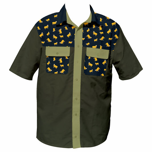 Dusk Skaap 44 Klub  - Safari Button Up Shirt