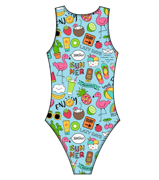 Female water polo swimsuit - Aloha Holidays (3757)
