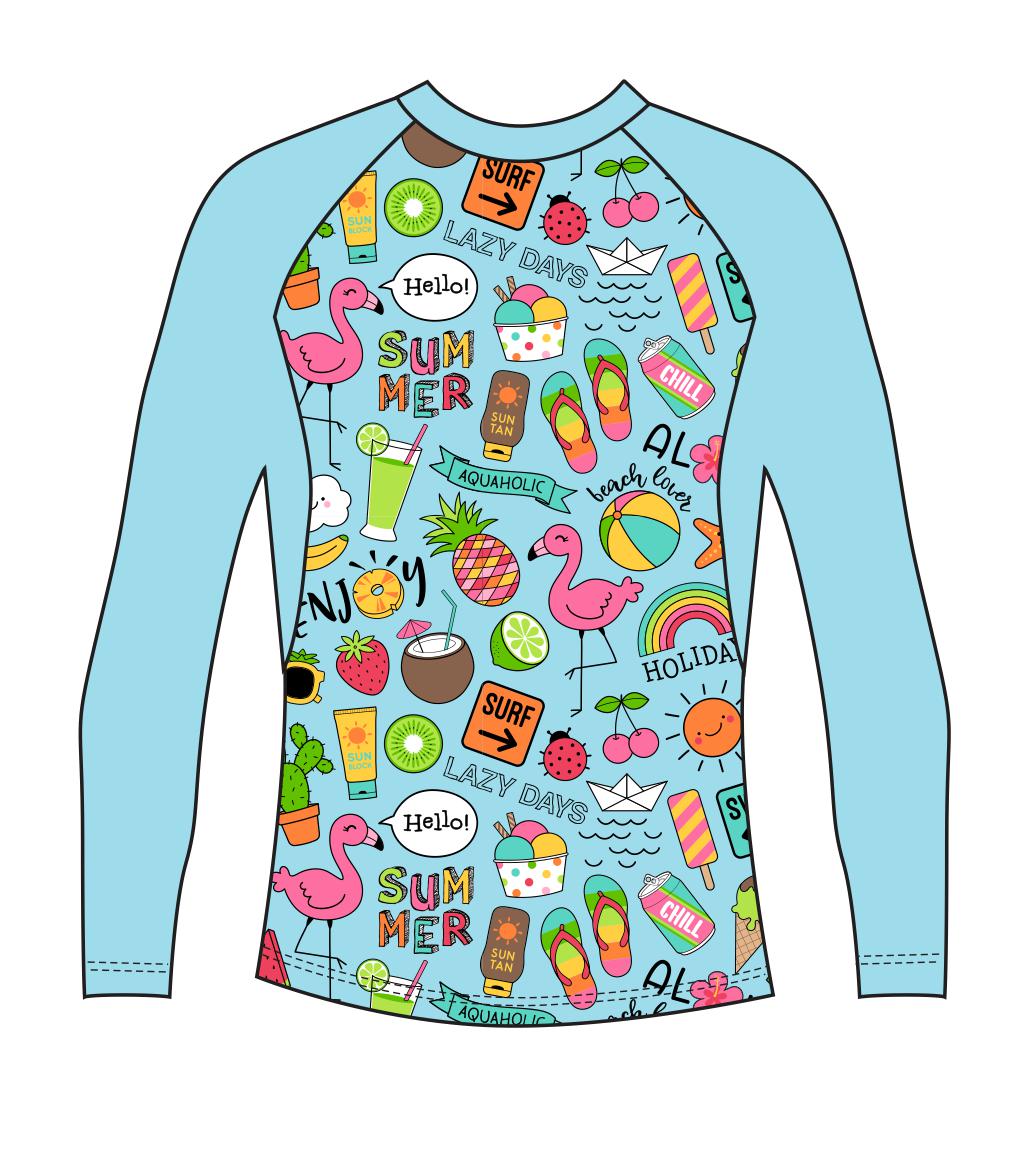 Aloha Holidays RashVest (3757)