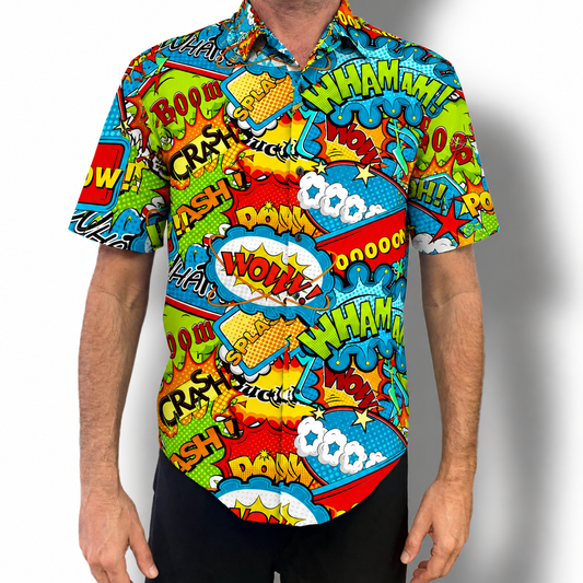 BOOM BANG WHAM Button up Shirt