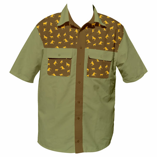 Bull 44 Klub  - Safari Button Up Shirt