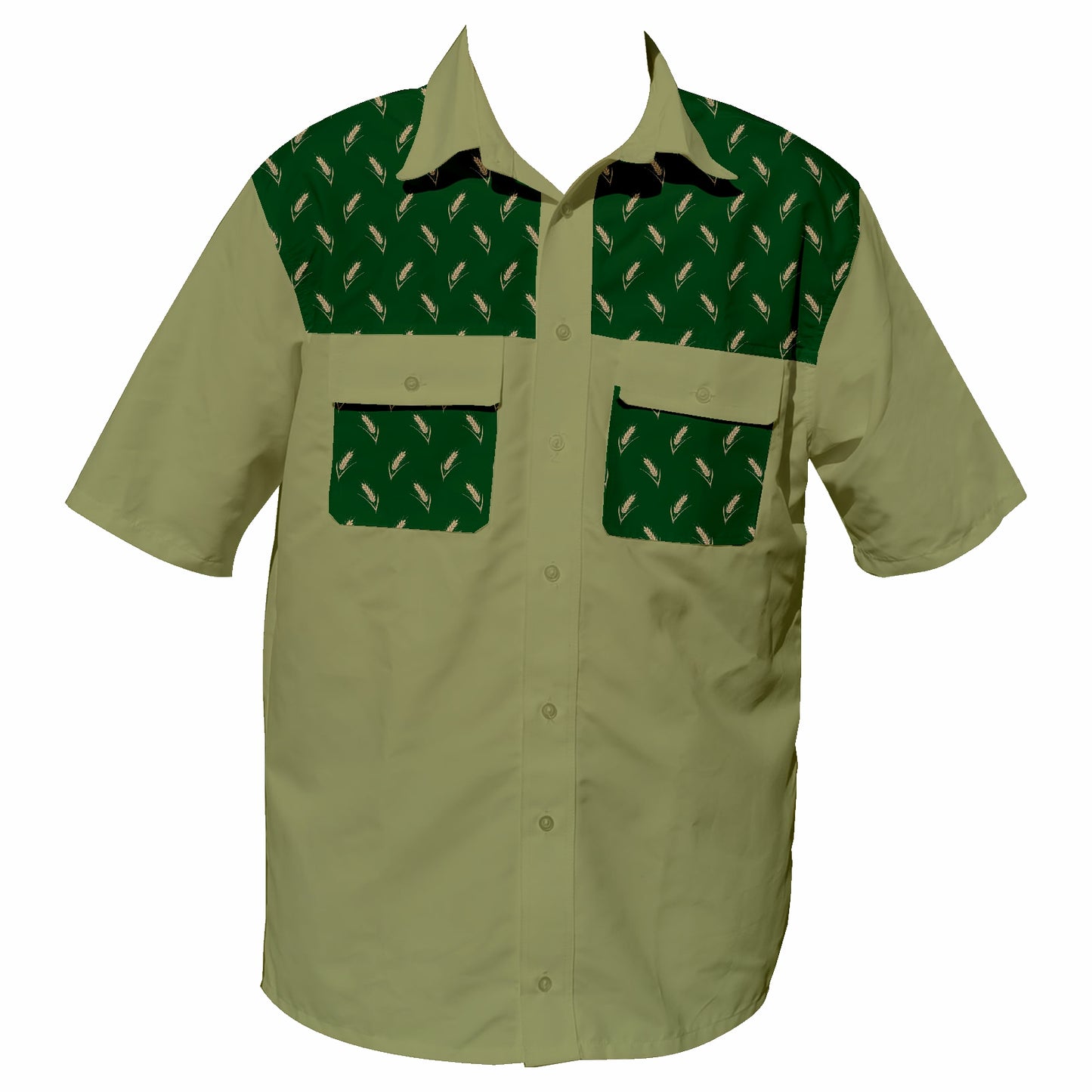 Khaki Koring 44 Klub - Safari Button Up Shirt