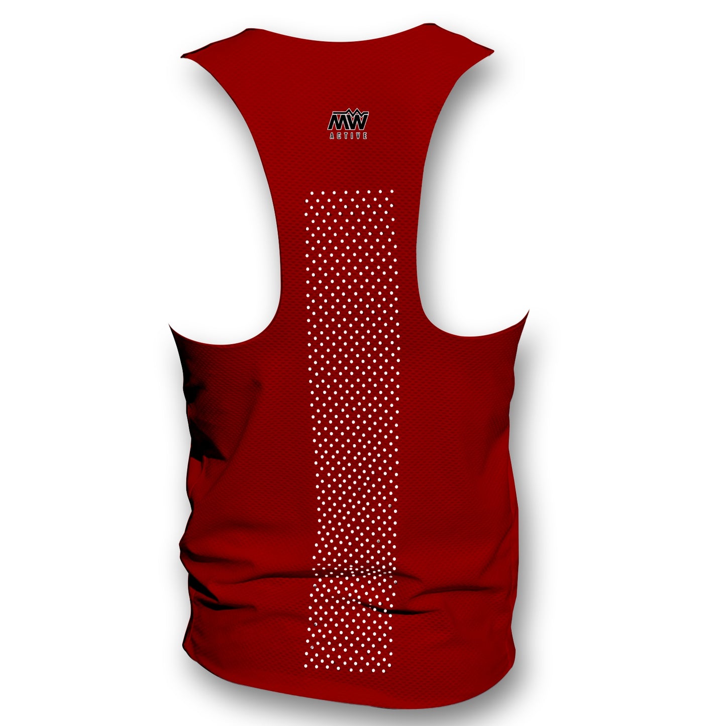 Iconic Red - Men's Seamless Performance Running Vest