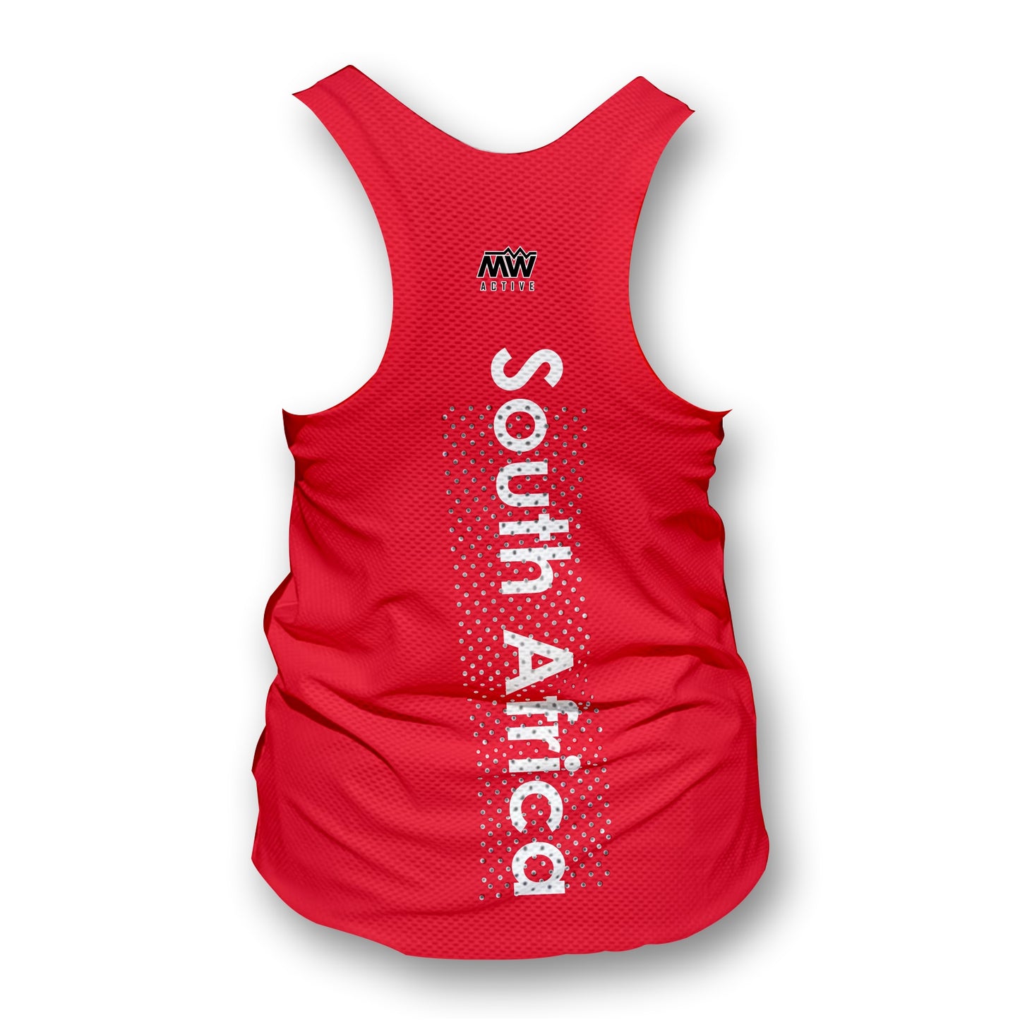 SA Flag - Ladies Seamless Performance Running Vest (2424)