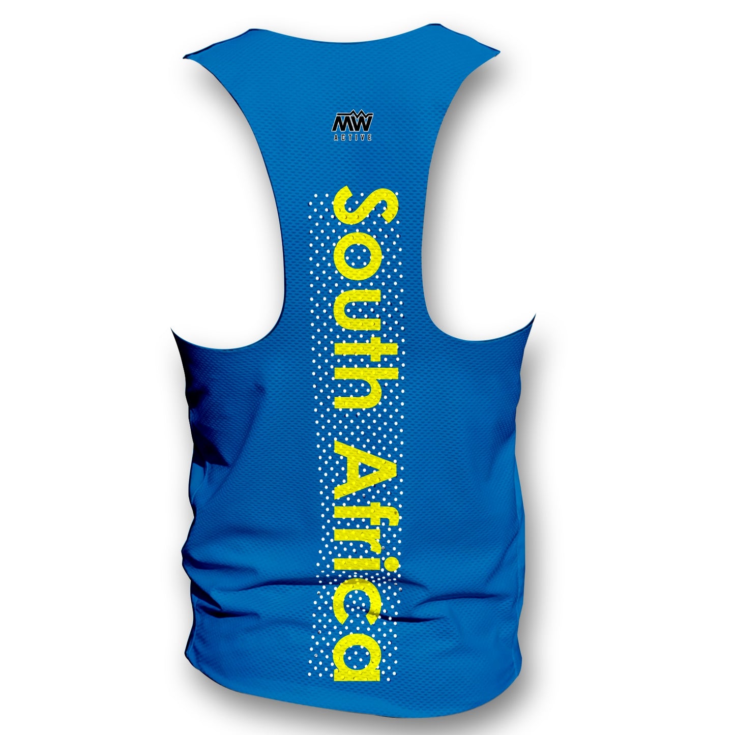SA Flag - Men's Seamless Performance Running Vest (2424)
