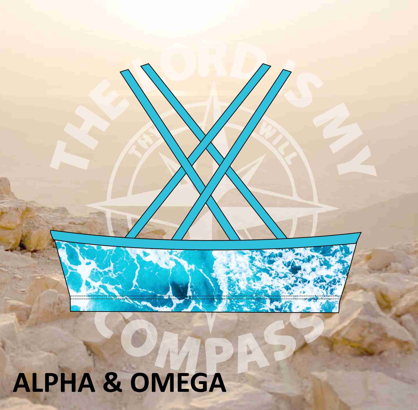 Alpha And Omega The Lord is my Compass  Bikini Top