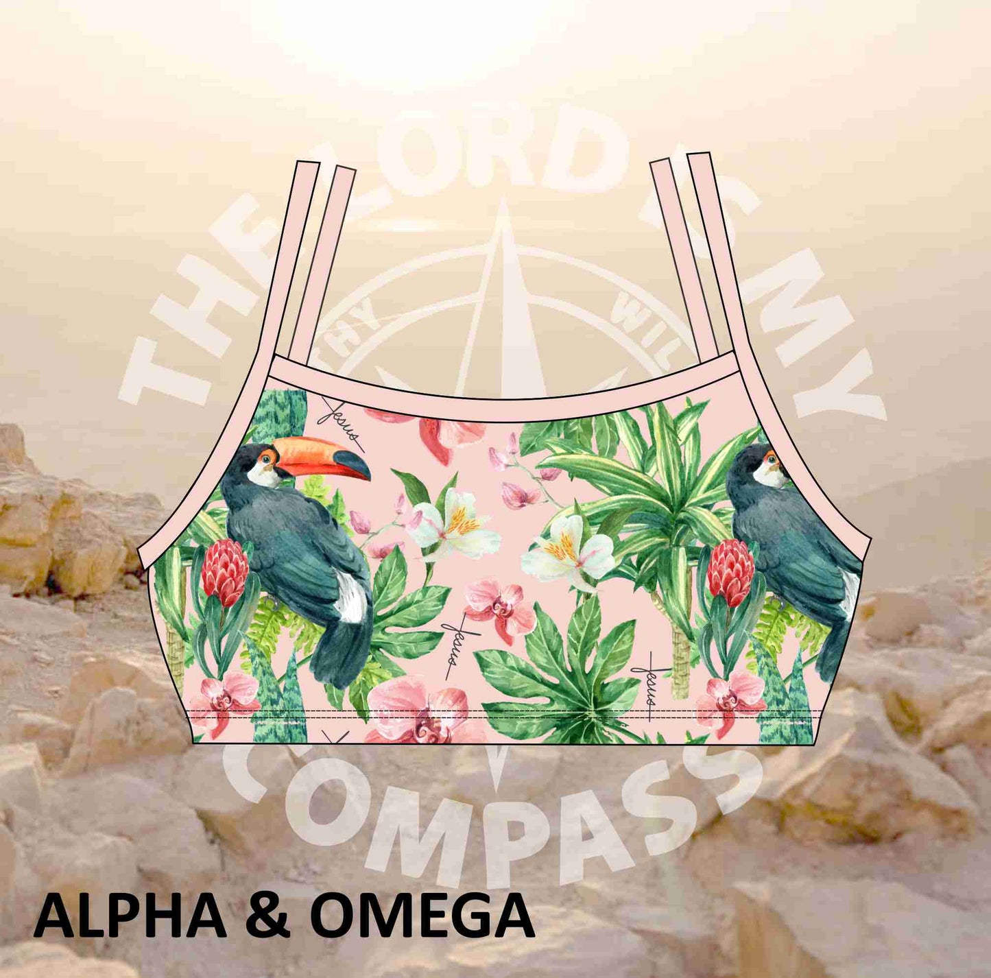 Alpha And Omega Garden of Eden Bikini Top
