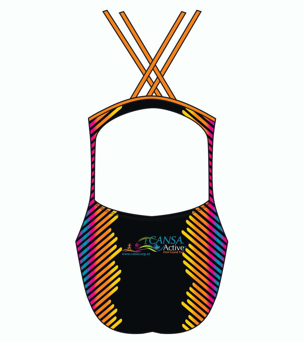 Female fastback swimsuit - CANSA ACTIVE
