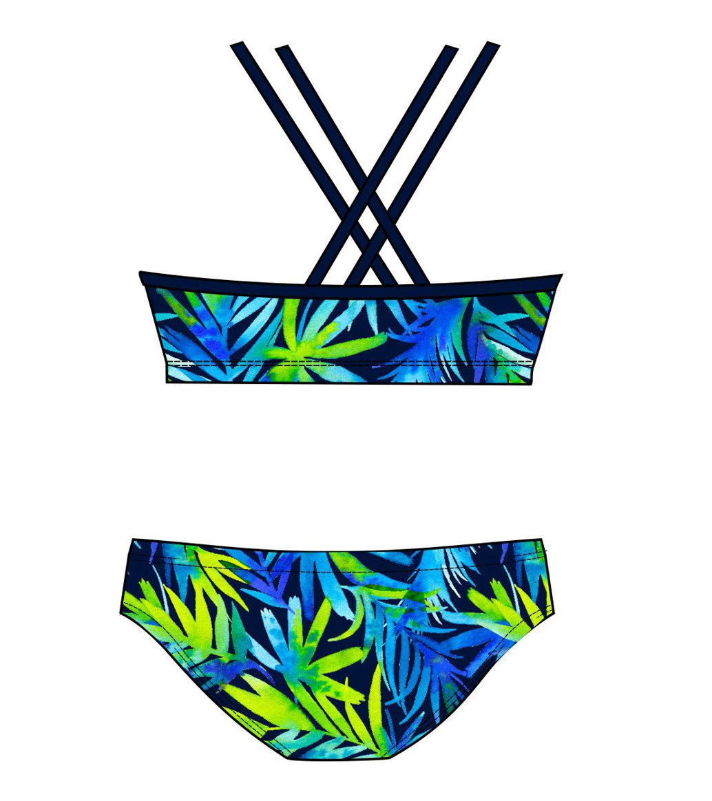 Female 2 piece training bikini - Palm Beach