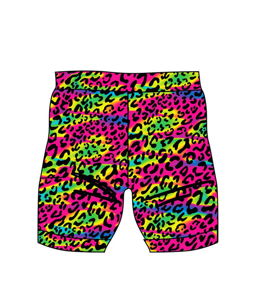Psychedelic Animals run/paddle/swim short (3532)