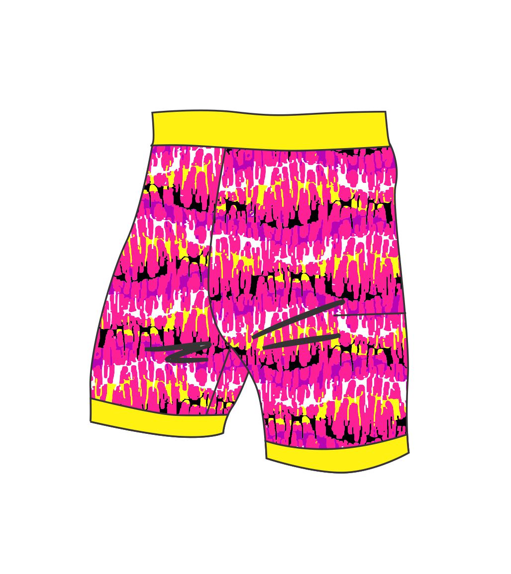 Female swim/run/paddle shorts - Reflection Pink