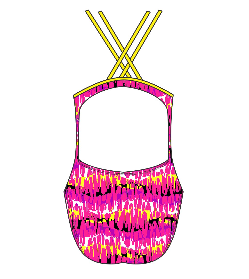 Female fastback swimsuit - Reflection Pink