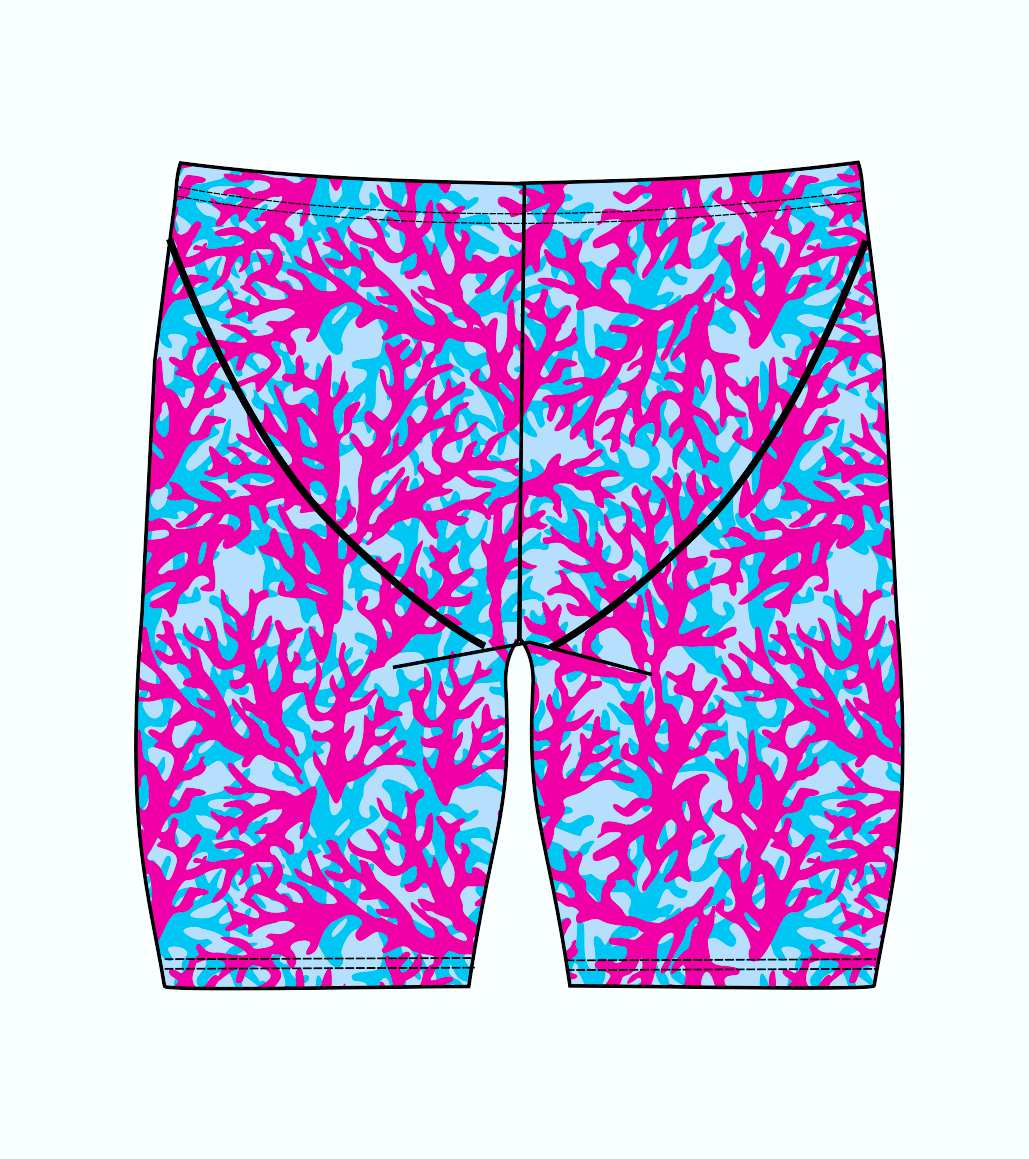 Male Jammer Swimsuit - Sea Coral